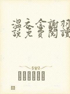 温衣念谢羽渊小说免费阅读