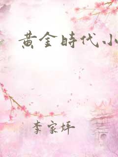 黄金时代小说