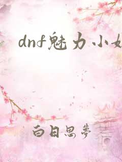 dnf魅力小妞