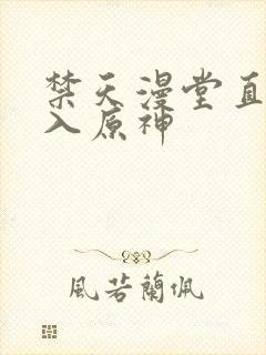 禁天漫堂直接进入原神