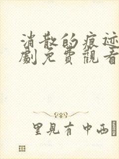 消散的痕迹电视剧免费观看完整版