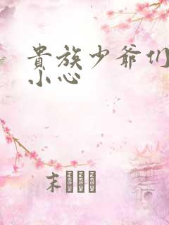 贵族少爷们 请小心