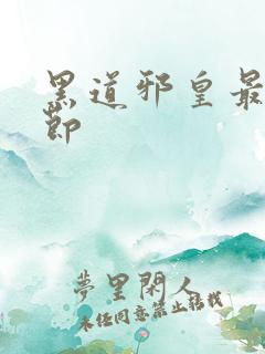 黑道邪皇最新章节