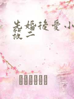 先婚后爱小说梦筱二