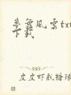 梦舞风云txt下载