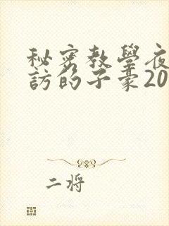秘密教学夜晚到访的子豪20话