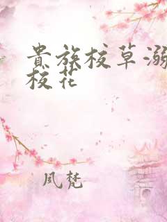 贵族校草溺爱拽校花