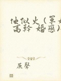 他似火 (军婚 高干 婚恋)全文在线阅读