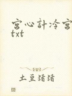 宫心计冷宫皇后txt
