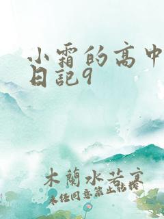 小霜的高中成长日记9