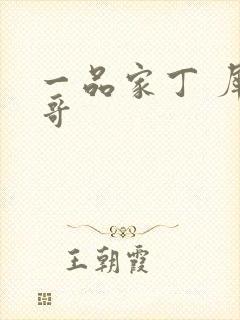 一品家丁 犀利哥