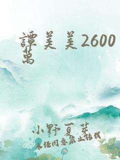 谭美美2600万