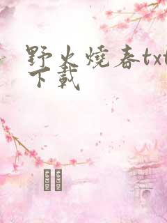 野火烧春txt下载