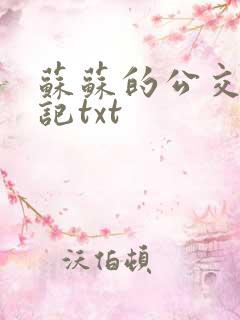 苏苏的公交车日记txt