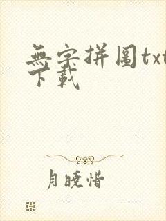 无字拼图txt下载