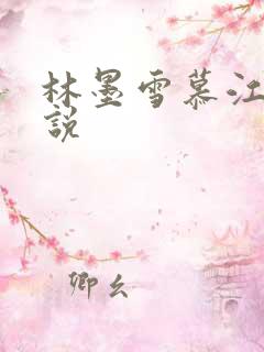 林墨雪慕江行小说