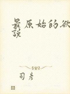 最原始的欲望小说