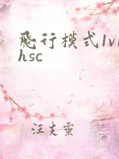 飞行模式1v1hsc