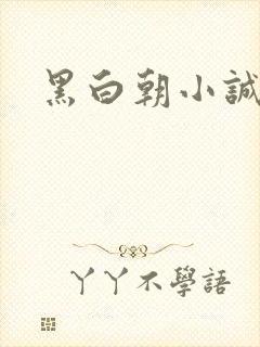 黑白朝小诚