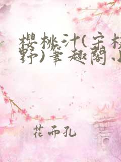 樱桃汁(宋枝江野)笔趣阁小说