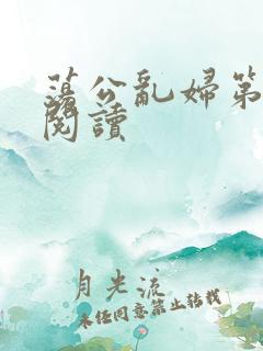 荡公乱妇第二部阅读