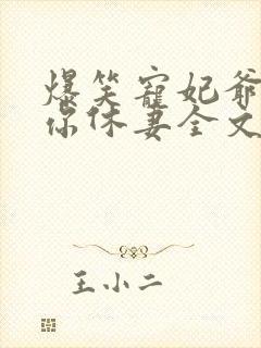 爆笑宠妃爷我等你休妻全文免费阅读