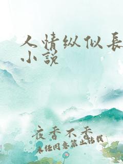 人情纵似长情月小说