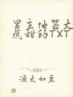 男主他器大活好疯甜的TXT
