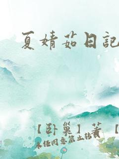 夏婧茹日记