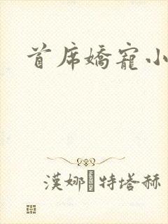 首席娇宠小情人