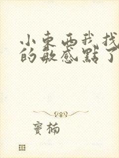 小东西我找到你的敏感点了