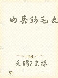 肉岳的毛太浓了