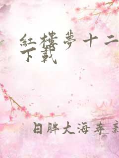 红楼梦十二金钗下载