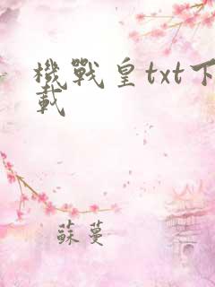机战皇txt下载