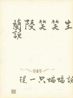 兰陵笑笑生的小说