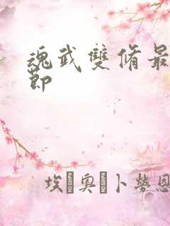 魂武双修最新章节