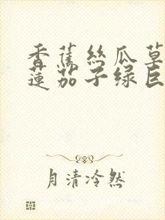 香蕉丝瓜草莓榴莲茄子绿巨人免费