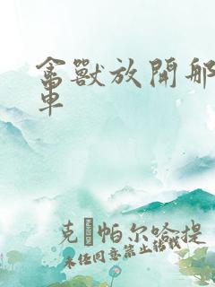 禽兽放开那辆跑车