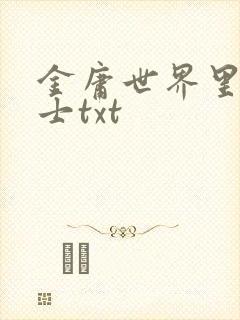 金庸世界里的道士txt