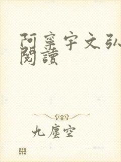 阿宁宇文弘免费阅读