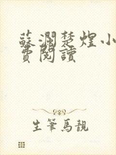 苏澜楚煜小说免费阅读