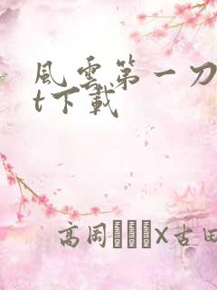 风云第一刀txt下载