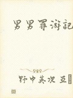 男男罪游记