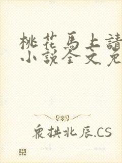 桃花马上请长缨小说全文免费阅读