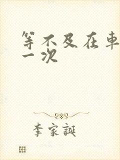 等不及在车里做一次