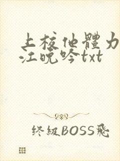 上校他体力太好江晚吟txt