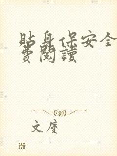 贴身保安全文免费阅读