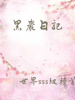 黑岩日记