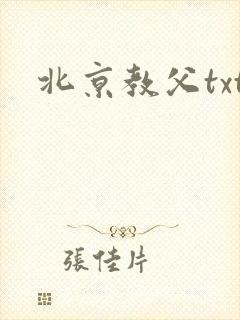 北京教父txt