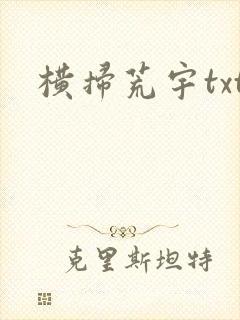 横扫荒宇txt